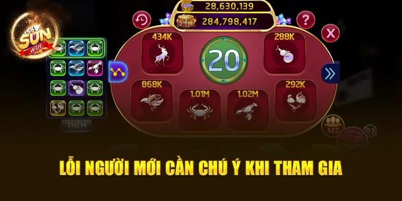 Bầu Cua – Hướng Dẫn Chơi Thắng Tại Sunwin Mùa Lễ Hội 2025 3 Lỗi người mới cần chú ý khi tham gia
