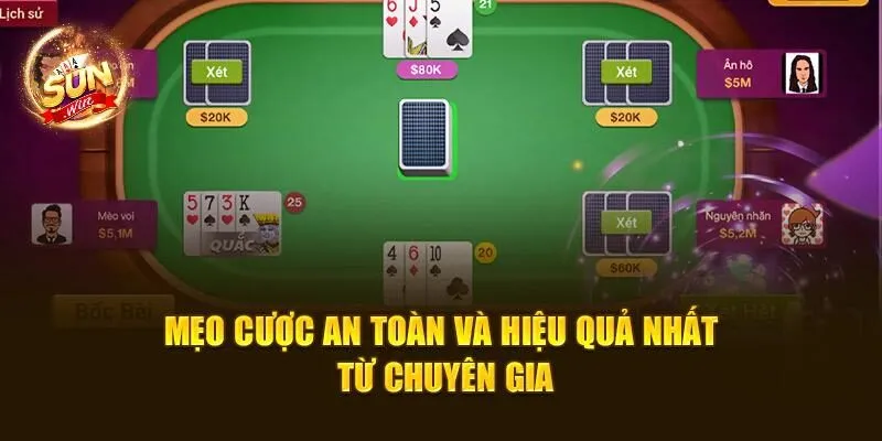 Xì Dách SUNWIN: Bí Quyết Đọc Bài Chuẩn, Ăn Tiền Nhanh 3 Mẹo cược an toàn và hiệu quả nhất từ chuyên gia